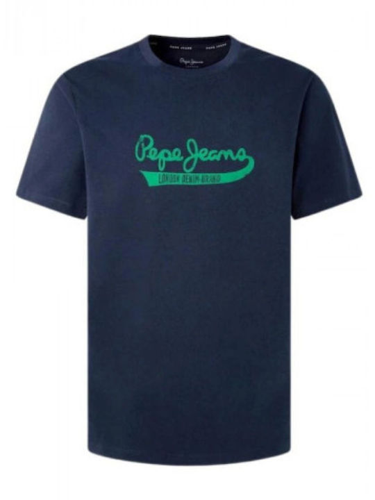 T-shirt Navy Μπλε