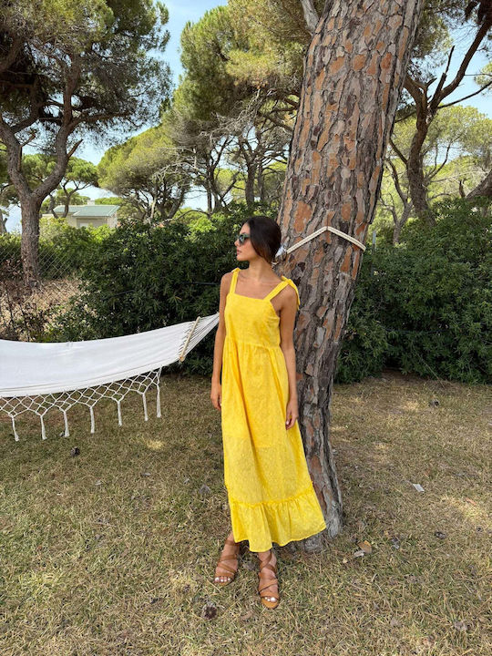 Summer Maxi Dress Yellow