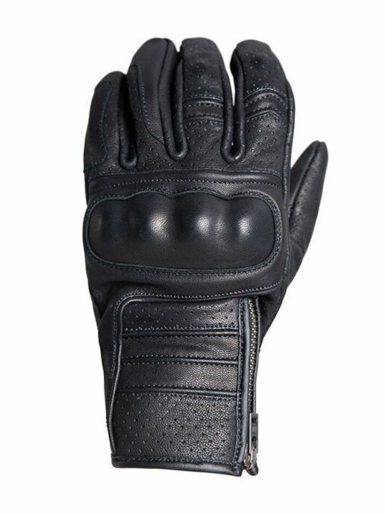 John Doe Adina Damen Motorradhandschuhe Leder Schwarz