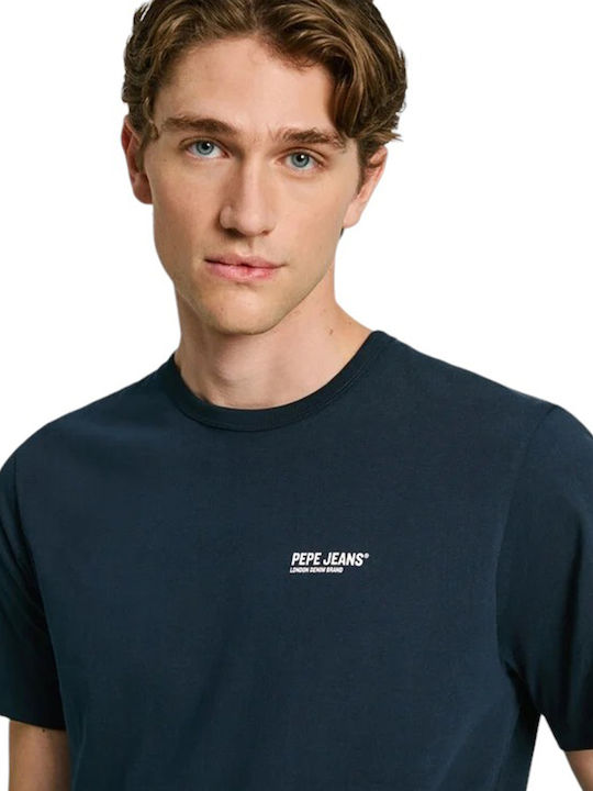 T-shirt Grey Marl, Blue
