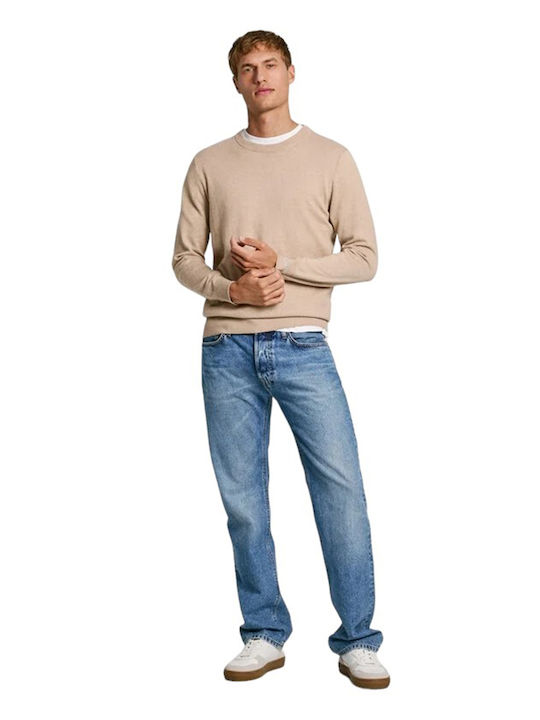 Andre Long Sleeve Sweater Biege