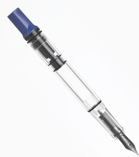 Twsbi Πένα Καλλιγραφίας Medium με Μπλε Μελάνι