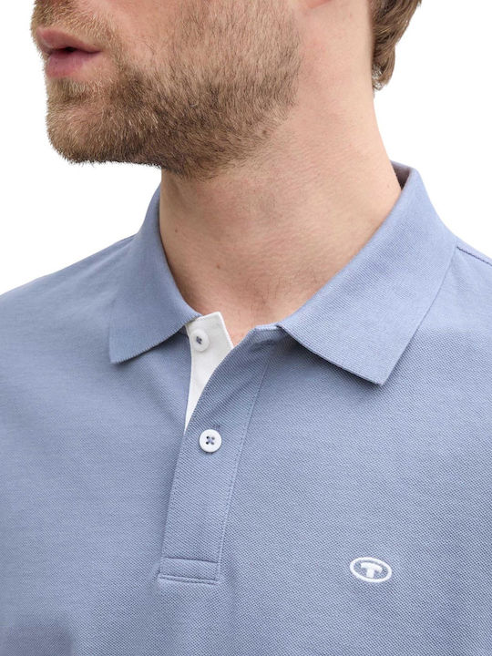 Basic Polo Μπλούζα Κοντομάνικη Steel Blue
