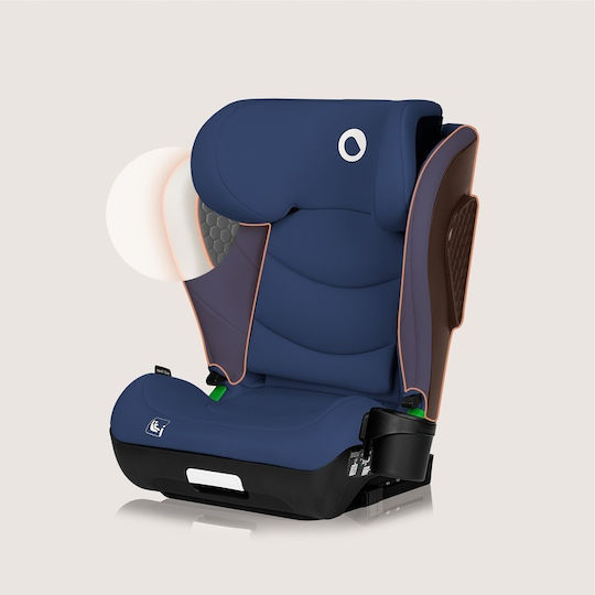 Lionelo Neal Καθισματάκι Αυτοκινήτου High-back Booster i-Size με Isofix Blue Navy