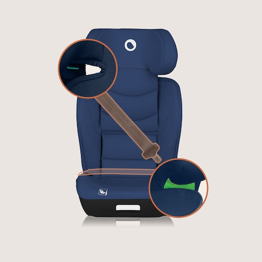 Lionelo Neal Καθισματάκι Αυτοκινήτου High-back Booster i-Size με Isofix Blue Navy