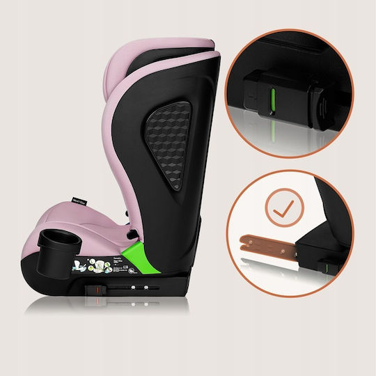 Lionelo Neal Καθισματάκι Αυτοκινήτου High-back Booster i-Size με Isofix Pink Lilac