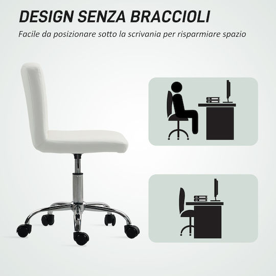 HomCom Office Chair White HomCom Office Chair White