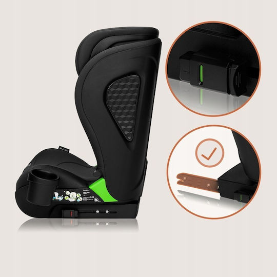 Lionelo Neal Scaun Auto pentru Copii High-back Booster i-Size cu Isofix Carbon negru