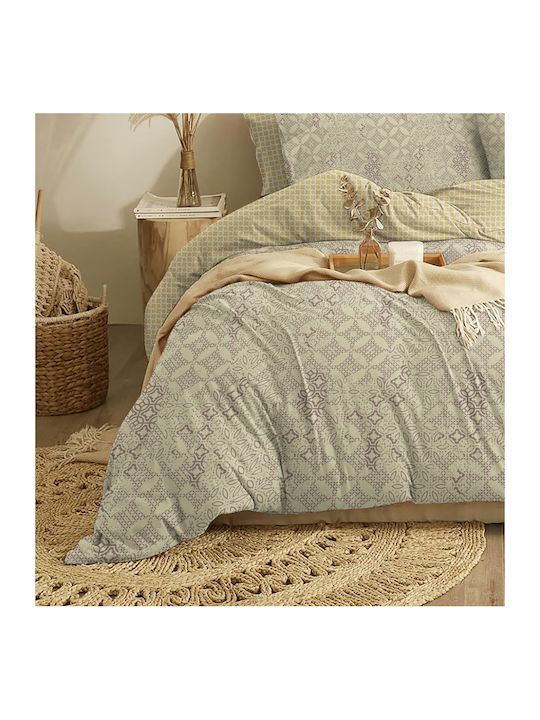 Cokitex Marta Σετ Σεντόνια King Size 260x280εκ. Beige (4τμχ)