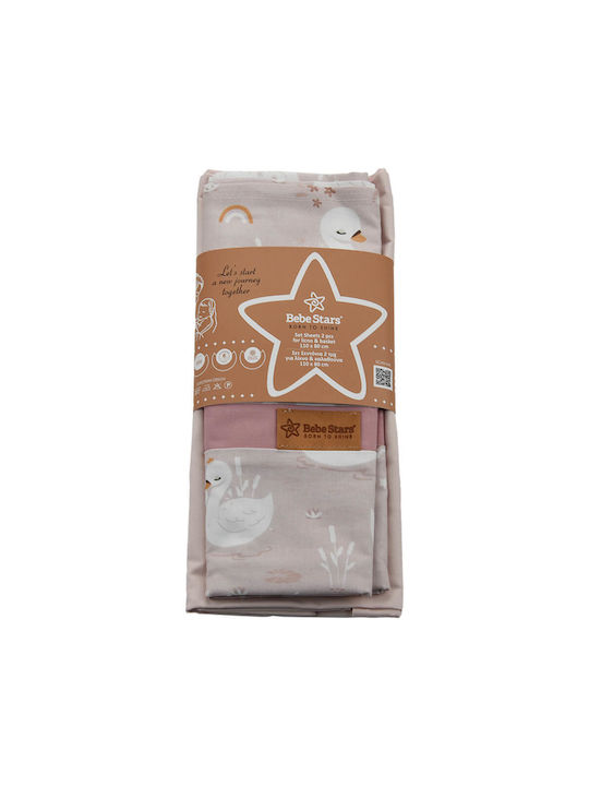 Bebe Stars Σετ Stars Swan 110x110εκ.