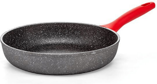 Luigi Ferrero Luigi Ferrero Aluminum Pan with Lid with Stone Interior Coating 26cm
