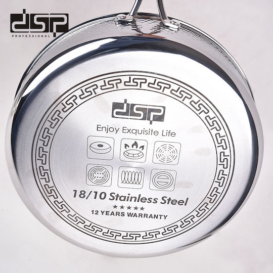 DSP Pan With Lid made of Stainless Steel 20cm