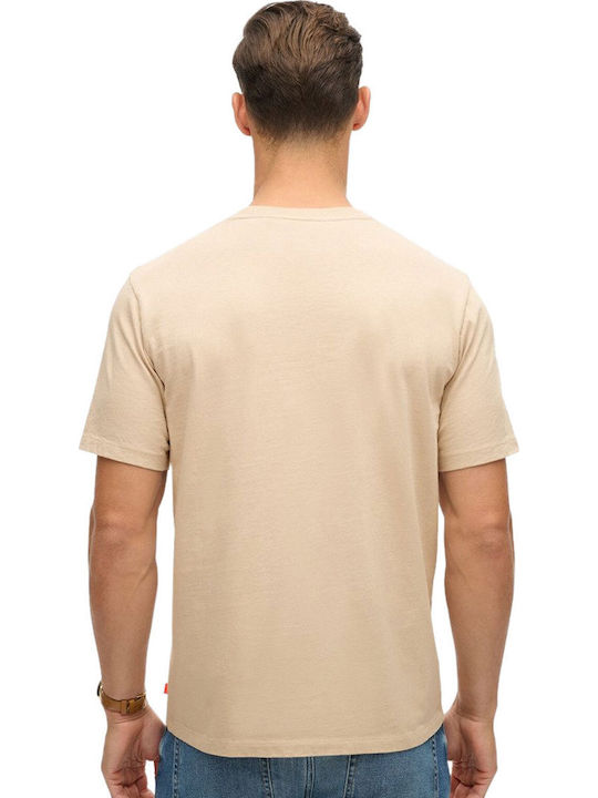 Superdry T-shirt Μπεζ