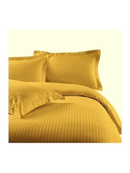Kotonia Home Cuvertură Extra-dublu Bumbac Mustard 220x240cm