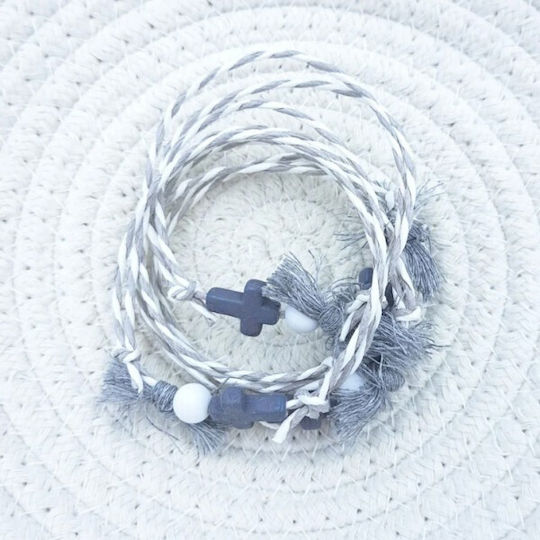 Kymi Taufe Anhänger Armbänder Graue 50 Stück