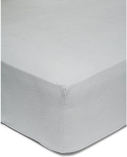 Kotonia Home Протектор за матрак Кинг Сайз Бял 180x200+20бр