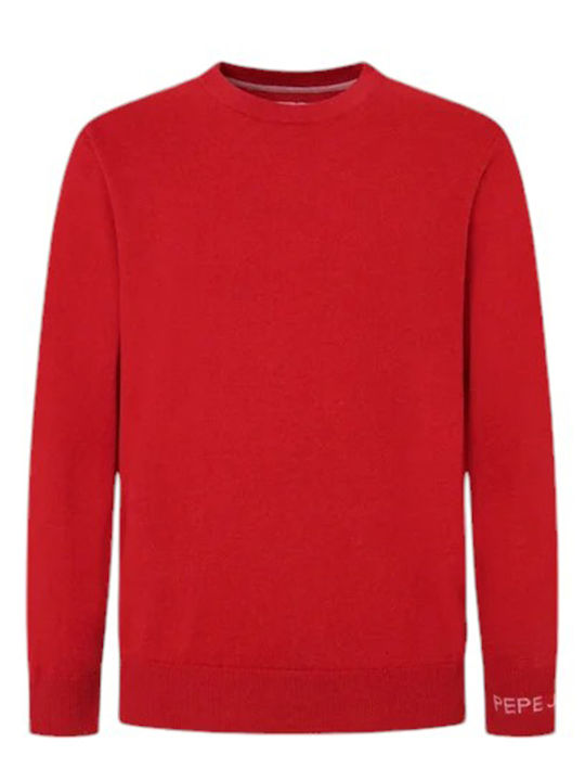 Andre Long Sleeve Sweater Red
