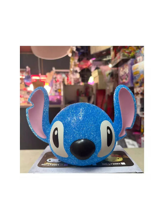 Kinder Tischlampe Stitch Blaues Hellblau Gummi 8706-2 Blau