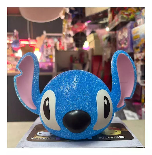 Επιτραπέζιο Φωτιστικό Stitch Γαλάζιο Μπλε Καουτσούκ 8706-2 Μπλε