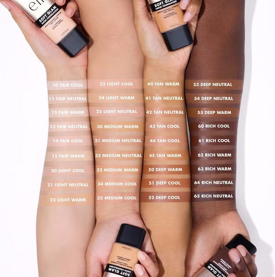 e.l.f Cosmetics Лилаво/бяло 32 Medium Neutral 30мл