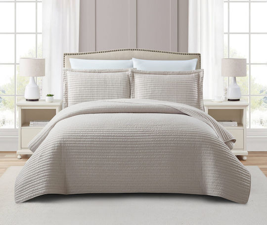 Liolios Home Шалтета King Size Бежово 260x240см Liolios Home Шалтета King Size Бежово 260x240см