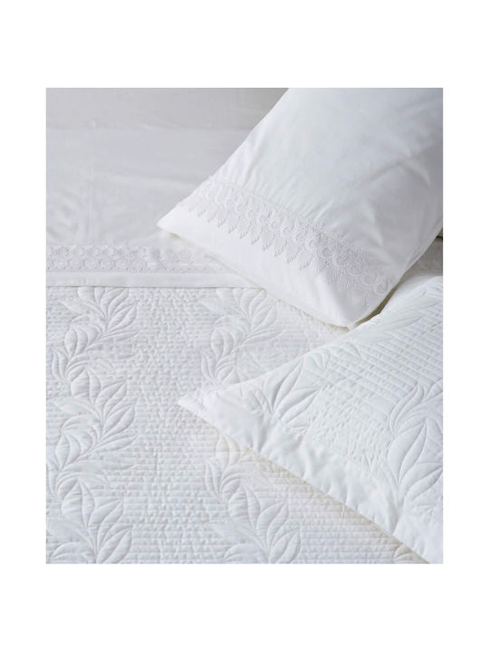 Kentia Aslan Σετ Κουβερλί Υπέρδιπλο Βαμβακερό Aslan 230x250cm 3τμχ