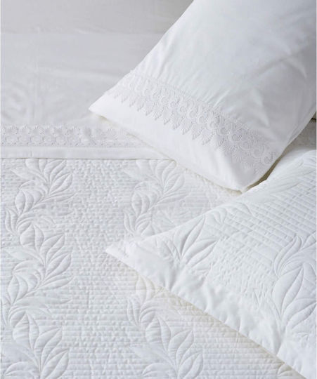 Kentia Aslan Σετ Κουβερλί Υπέρδιπλο Βαμβακερό Aslan 230x250cm 3τμχ