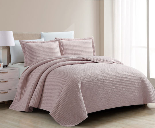 Liolios Home Покривало Кингсайз Прашна роза 220x240см