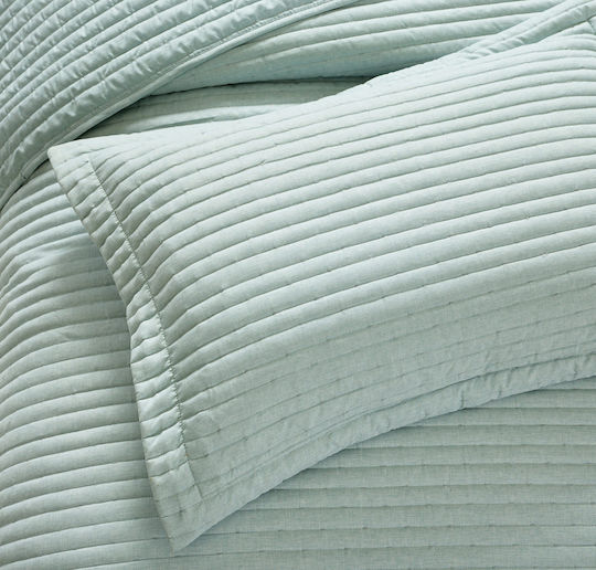 Liolios Home Tagesdecke King Size Aqua 260x240cm