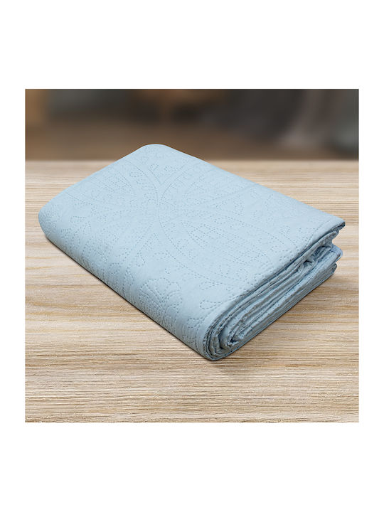 Lino Home Ligero Tagesdecke Übergröße Mikrofaser Ciel 220x240cm
