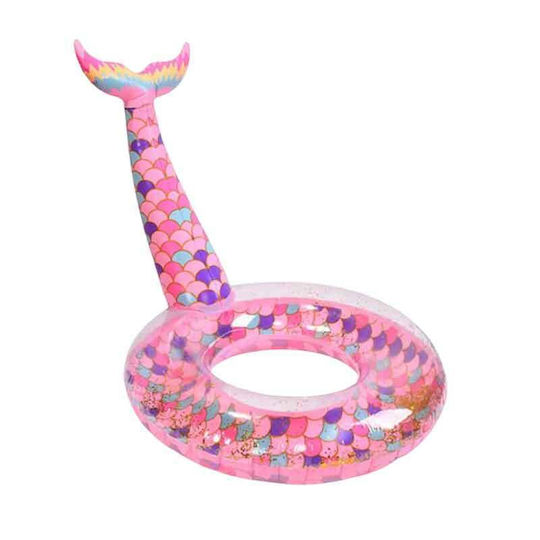 Sainteve Φουσκωτό Σωσίβιο Ουρά Γοργόνας 90cm 34″ Sy-a0908 – Swim Ring Glitter
