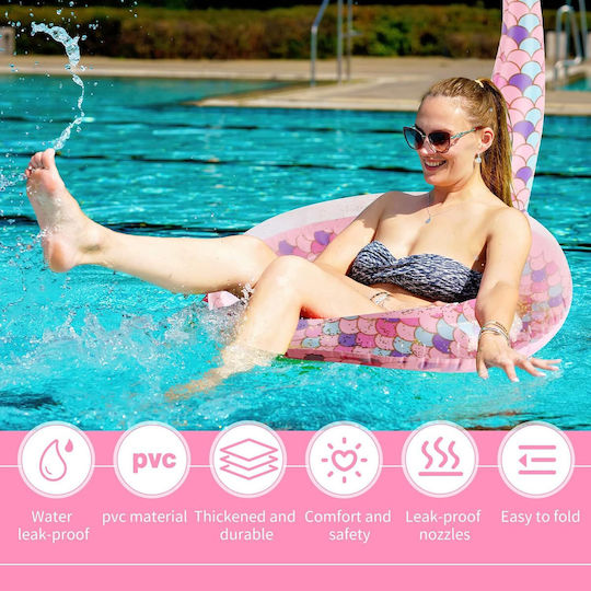 Sainteve Φουσκωτό Σωσίβιο Ουρά Γοργόνας 90cm 34″ Sy-a0908 – Swim Ring Glitter