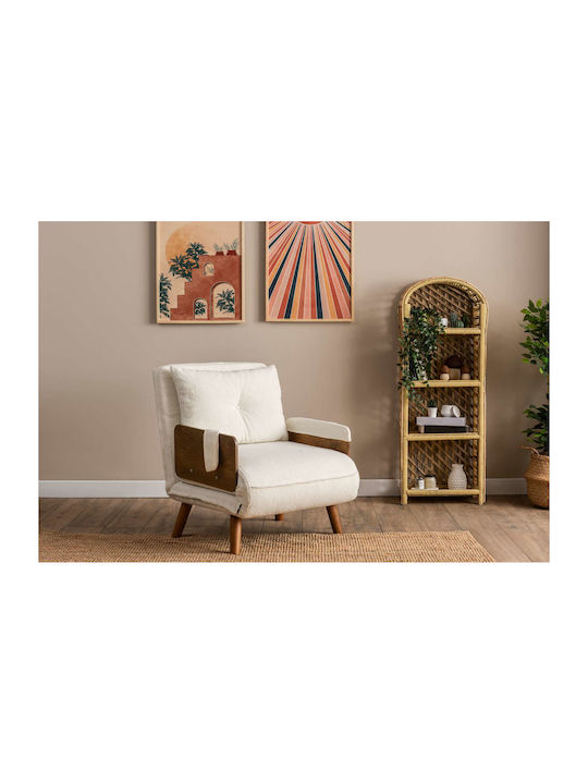 Πολυθρόνα Κρεβάτι White 77x70x82cm