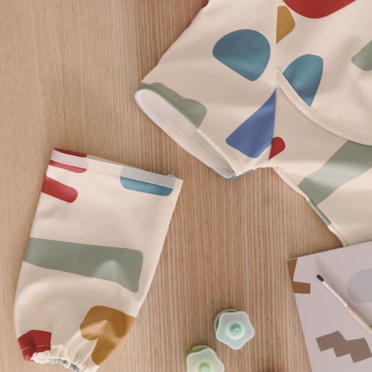 Beaba Evolving Sleeve Ποδιά Υφασμάτινη με Μανίκια Playful