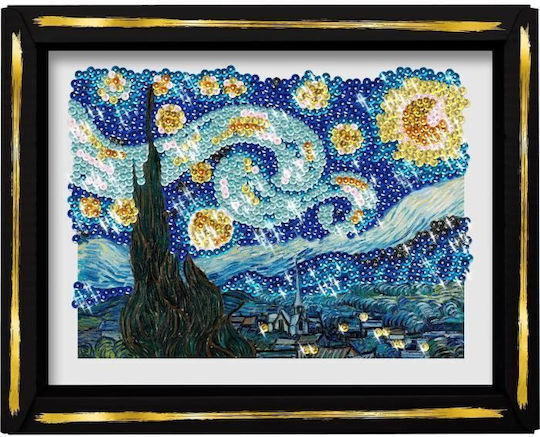 Kreatives Freizeitset Lansay Sequins Collection Starry Night Van Gogh Ab 14 Jahren