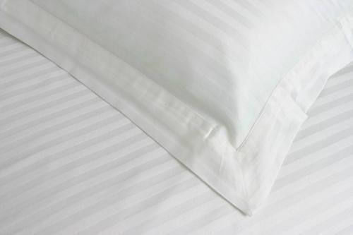 Kotonia Home Feță de Pernă de Hotel Dungi din 100% Bumbac 40x40cm.