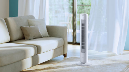 Philips Seria 5000 Ventilator Tip Turn 40W Cu Telecomandă Alb