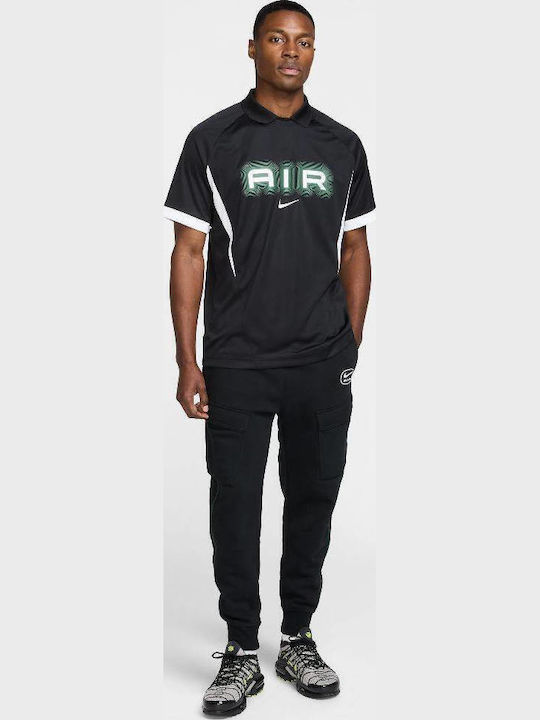 Air Dri-Fit Спортна Тениска Черна