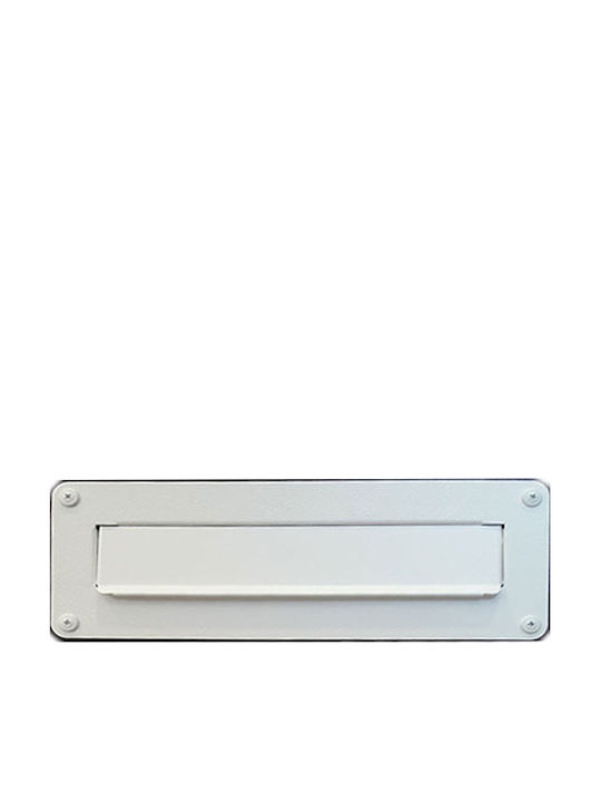 Viometal Θυρίδα Γραμματοκιβωτίου Inox σε Μαύρο Χρώμα