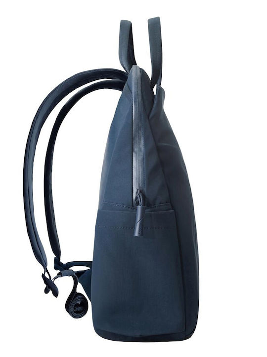 Women's Tote Bag Made of Artificial Leather Navy Blue