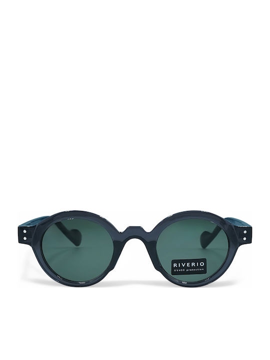 Riverio Unisex Γυαλιά Ηλίου με Γκρι Κοκκάλινο Σκελετό και Διάφανο Φακό RVD30072