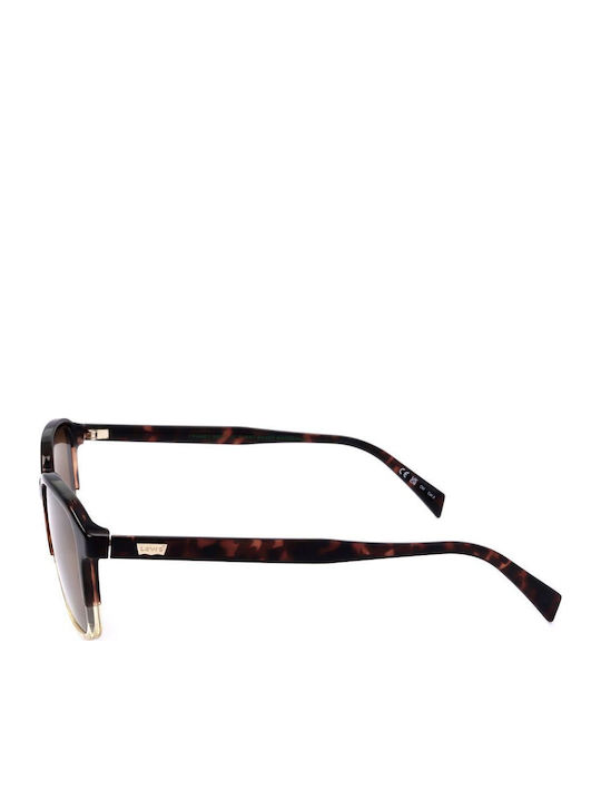 Levi's Unisex Sunglasses with Brown Tartaruga Plastic Frame and Brown Lens LV-5030-S-9N4