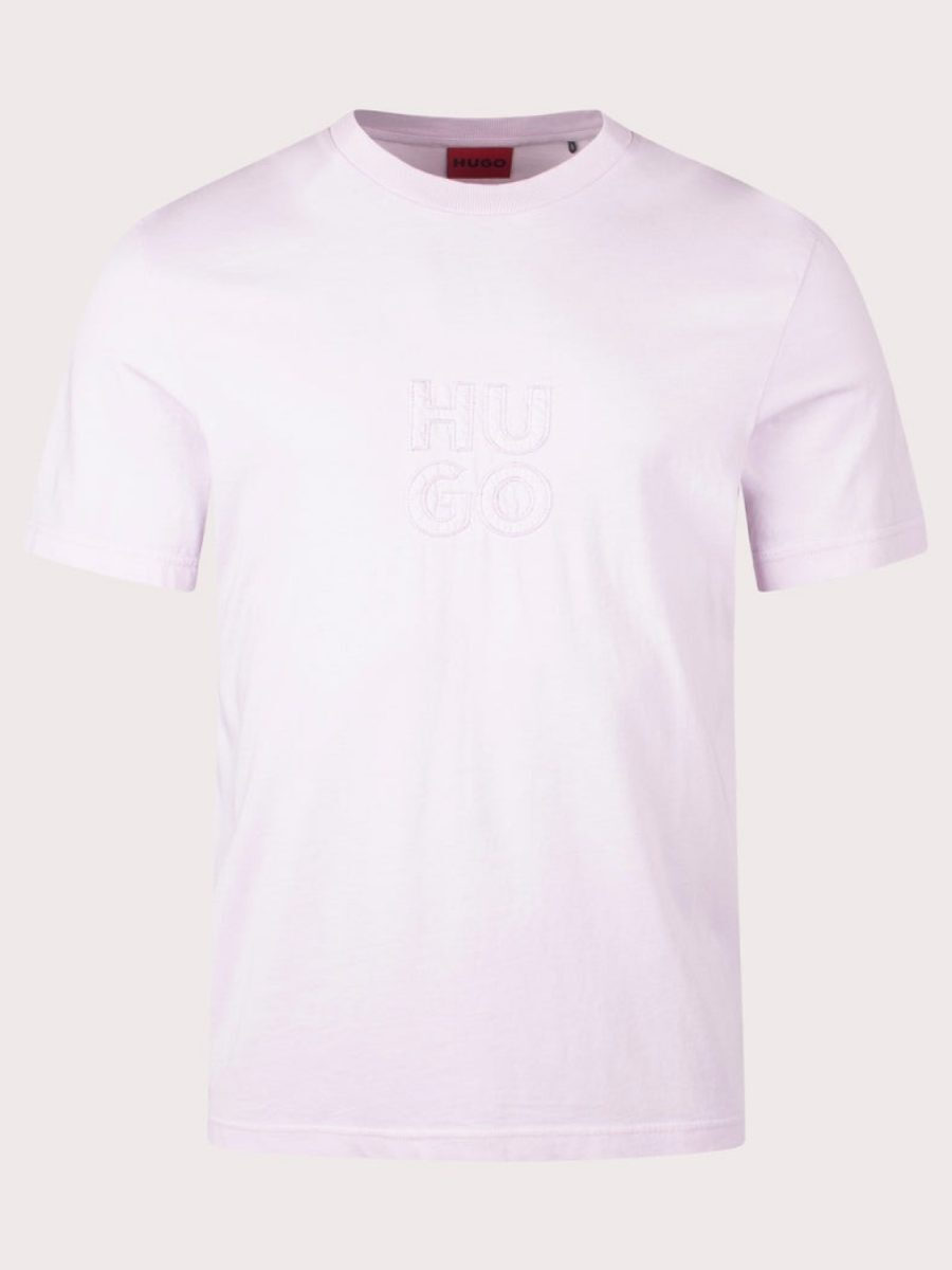 Tシャツ・カットソー HUGO Men T-shirt Lilac 50535284 553 Hugo T-shirt Lilac 50535284-553 | Skroutz.eu