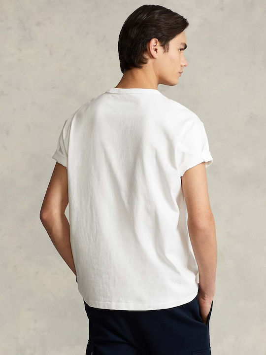 Tシャツ・カットソー POLO RALPH LAUREN Men T Shirts 710811284002CO WHT WHITE Buy Polo Ralph Lauren T-Shirt in white | 710811284002 at solebox