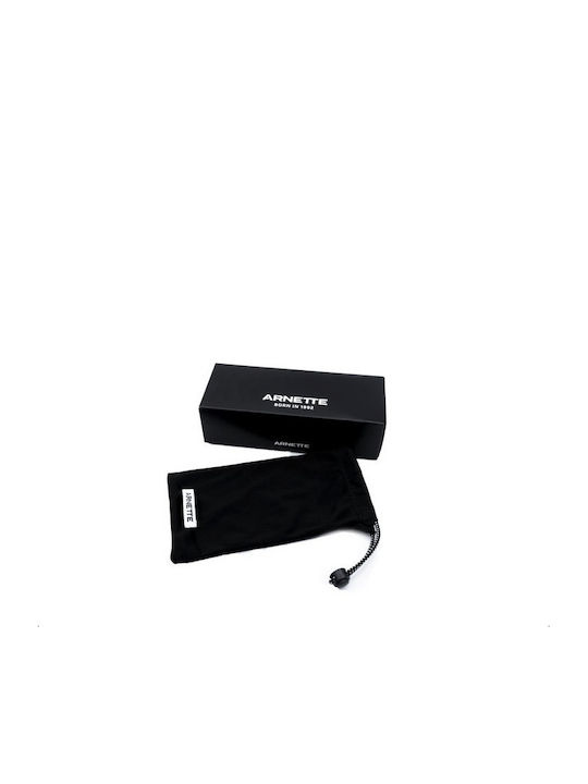 Arnette Junction Unisex Sunglasses with Silver Metal Frame and Gray Lens