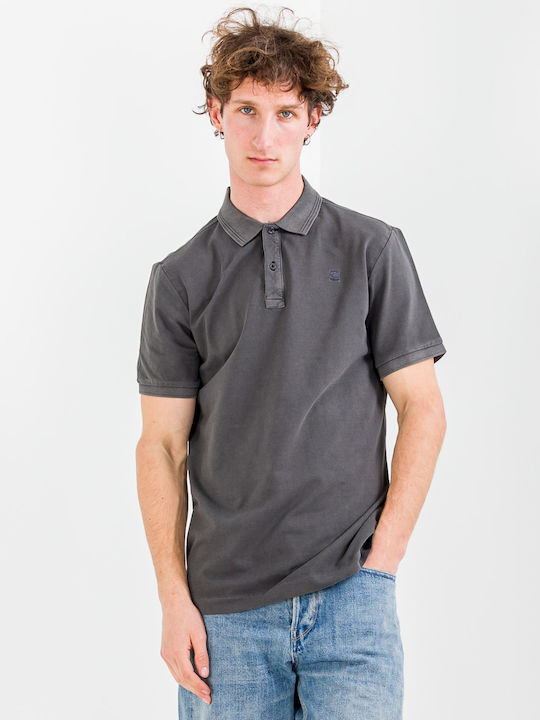 Dunda Overdyed Polo T-shirt Gray