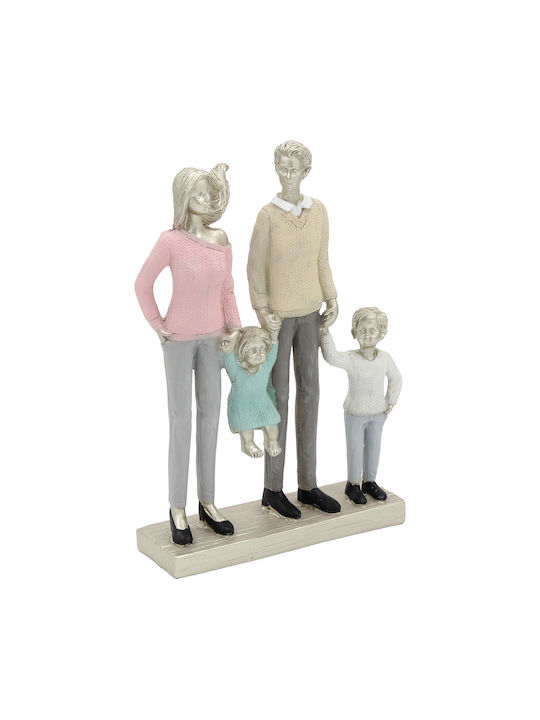 Keskor Decorative Figure Polyresin Family 17x5x25cm 1pcs