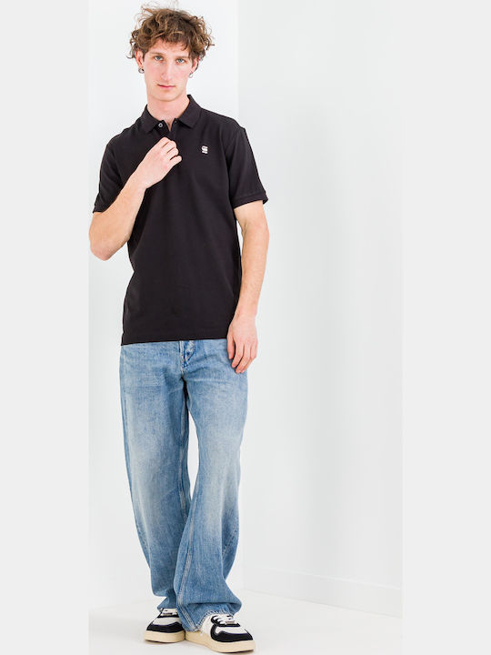Dunda Slim Polo T-shirt Navy Μπλε