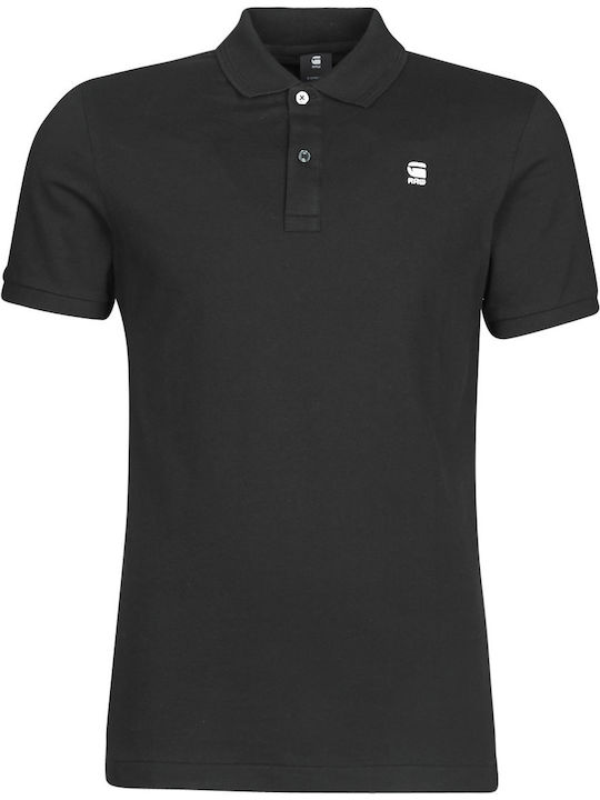 Dunda Slim Polo T-shirt Navy Μπλε