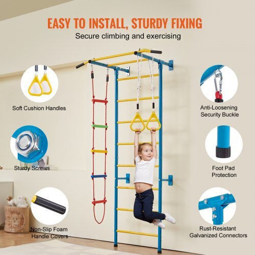 Vevor Gym with Climbing Surface Multicolour